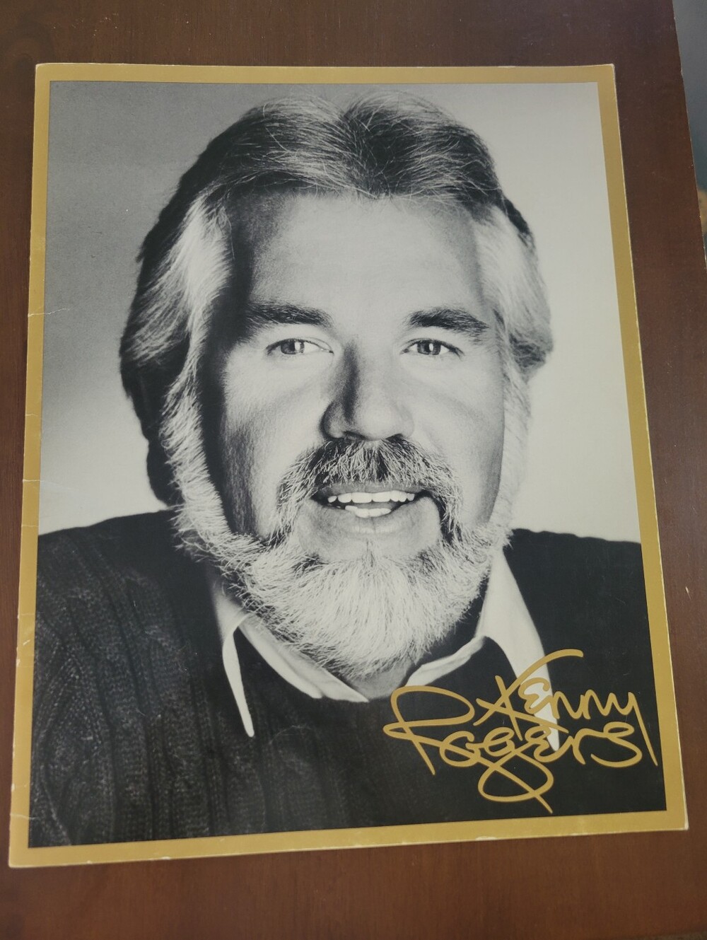 Kenny Rogers Live in Concert Presented by Jovan 1983 Souvenir Tour Book